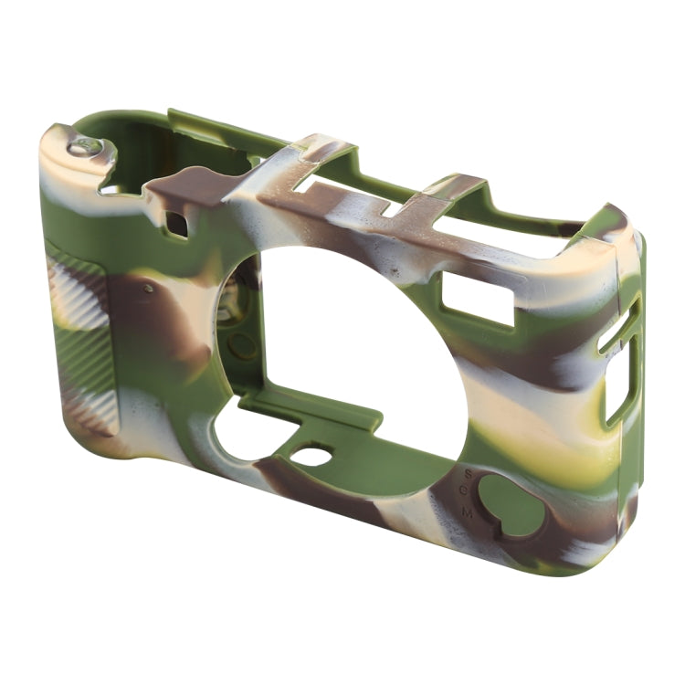 Soft Silicone Protective Case for FUJIFILM X-A5(Camouflage) by buy2fix