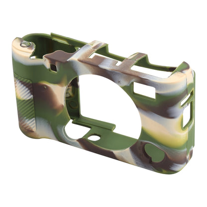 Soft Silicone Protective Case for FUJIFILM X-A5(Camouflage) by buy2fix