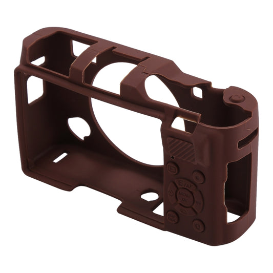 Soft Silicone Protective Case for FUJIFILM X-A5(Coffee) - Protective Case by buy2fix | Online Shopping UK | buy2fix