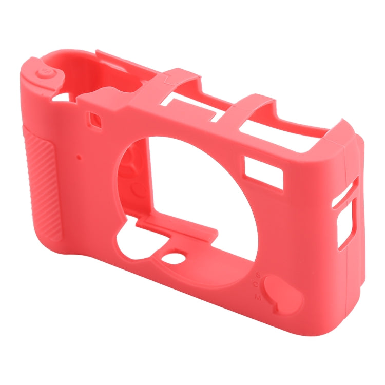 Soft Silicone Protective Case for FUJIFILM X-A5(Magenta) by buy2fix