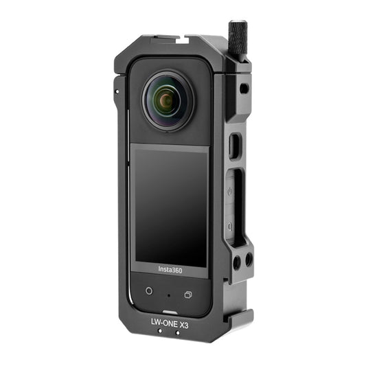 For Insta360 X3 YELANGU LW-ONE X3 Metal Cage Extended Frame Case - Mount & Holder by YELANGU | Online Shopping UK | buy2fix