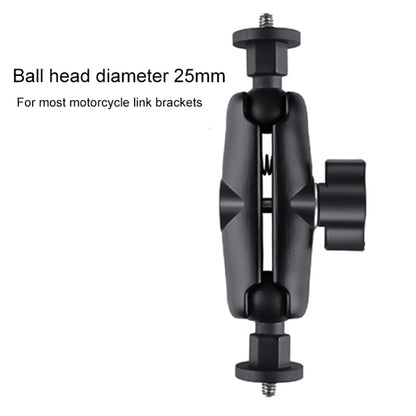 25mm 1/4 inch Screw ABS Ball Head Adapter Mount(Black) by buy2fix