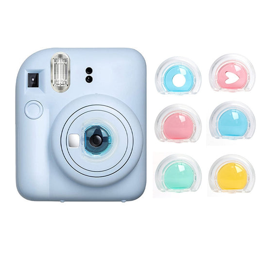 For Fujifilm Instax mini 12 6-in-1 Jelly Six Colors Camera Filter by buy2fix