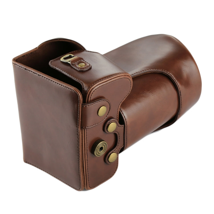 Full Body Camera PU Leather Case Bag for Nikon D7200 / D7100 / D7000 (18-200 / 18-140mm Lens) (Coffee) by buy2fix