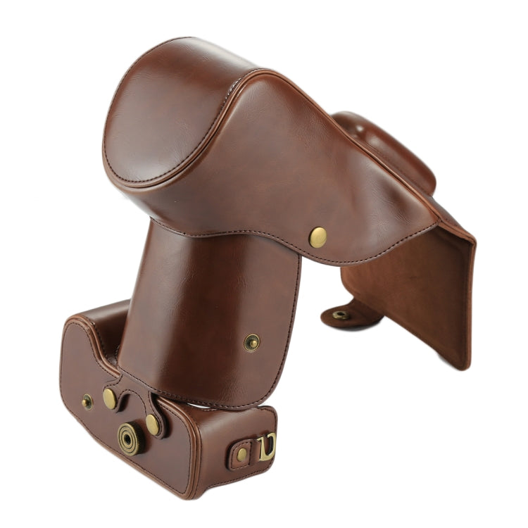 Full Body Camera PU Leather Case Bag for Nikon D7200 / D7100 / D7000 (18-200 / 18-140mm Lens) (Coffee) by buy2fix