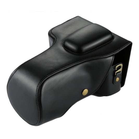 Full Body Camera PU Leather Case Bag for Canon EOS 760D / 750D (18-135mm Lens) (Black) by buy2fix