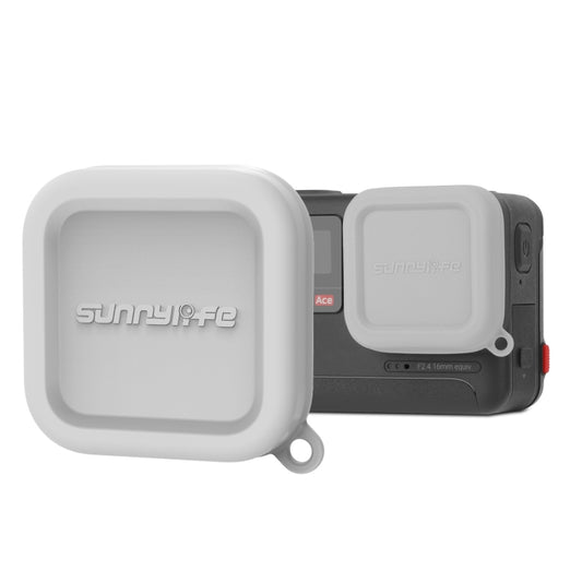 For Insta360 Ace / Ace Pro Sunnylife Silicone Lens Cap Protector Lens Cover (Grey) - Case & Bags by Sunnylife | Online Shopping UK | buy2fix