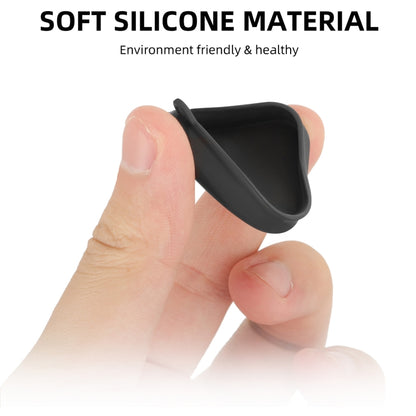 For Insta360 Ace / Ace Pro Sunnylife Silicone Lens Cap Protector Lens Cover (Black) by Sunnylife