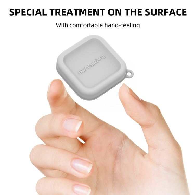 For Insta360 Ace / Ace Pro Sunnylife Silicone Lens Cap Protector Lens Cover (Black) by Sunnylife