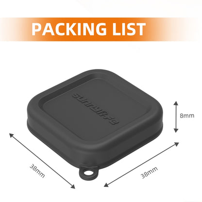 For Insta360 Ace / Ace Pro Sunnylife Silicone Lens Cap Protector Lens Cover (Black) by Sunnylife