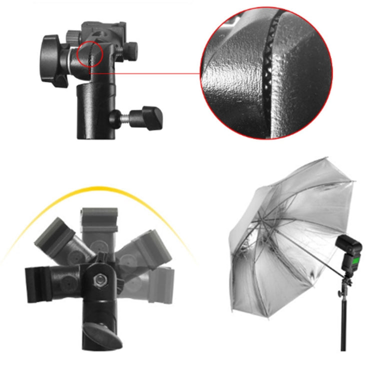 E Type Multifunctional Flash Light Stand Umbrella Bracket, Max Load: 3kg - Stand Bracket by buy2fix | Online Shopping UK | buy2fix