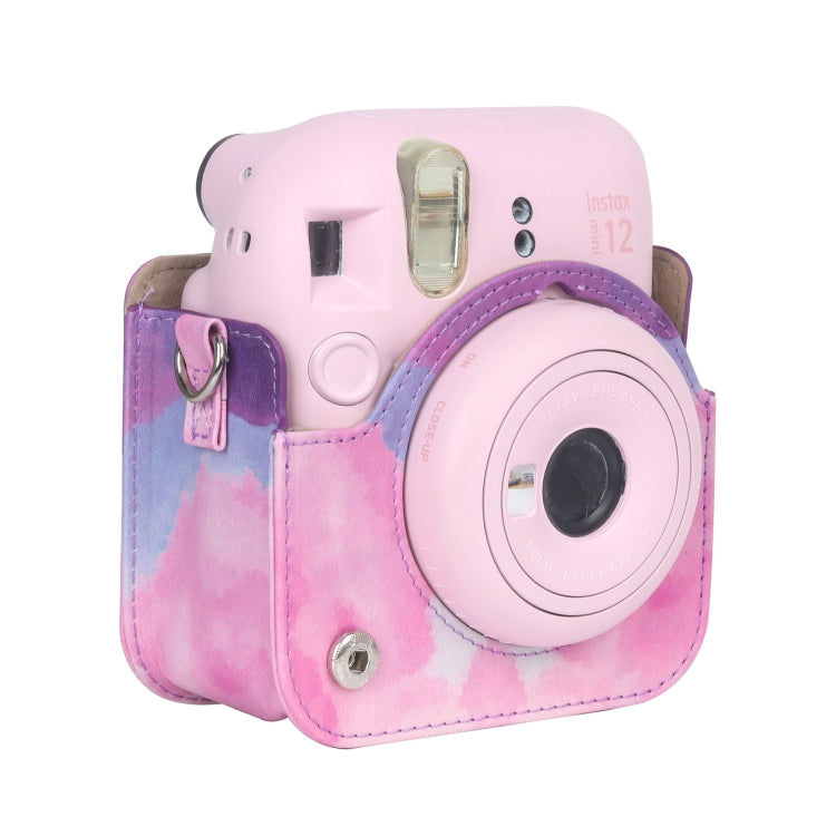For FUJIFILM instax mini 12 Painted Full Body Leather Case Camera Bag with Strap(Dream Cloud) by buy2fix