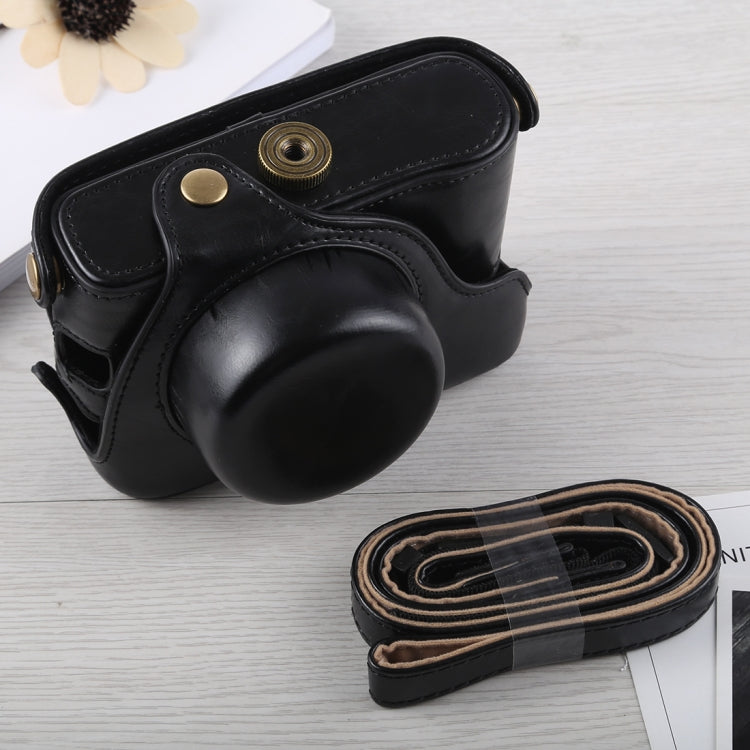 Full Body Camera PU Leather Case Bag with Strap for Fujifilm X100F (Black) by buy2fix