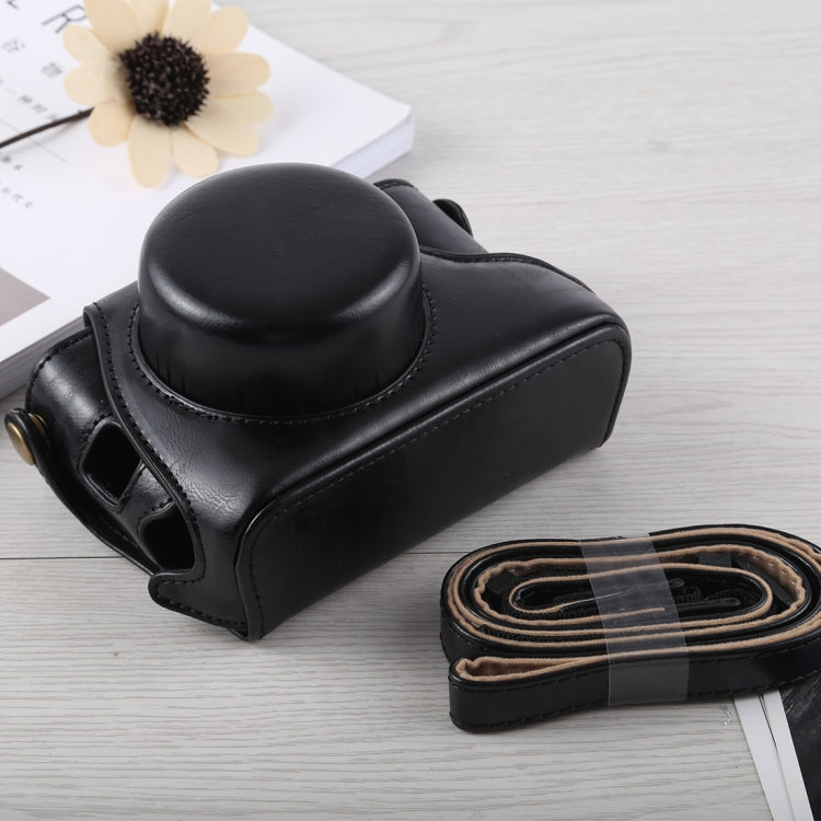 Full Body Camera PU Leather Case Bag with Strap for Fujifilm X100F (Black) by buy2fix