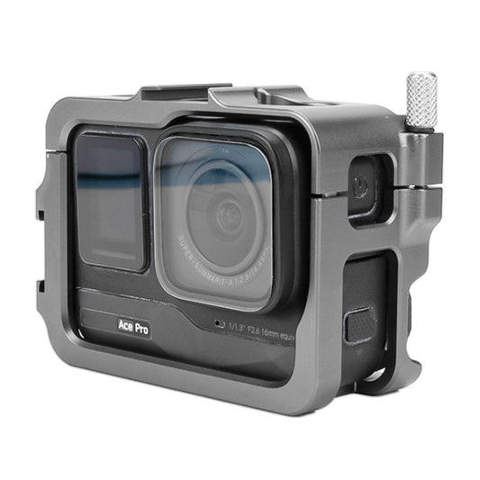 For Insta360 Ace Pro / Ace Aluminum Alloy Metal Rabbit Cage Frame (Grey) by buy2fix