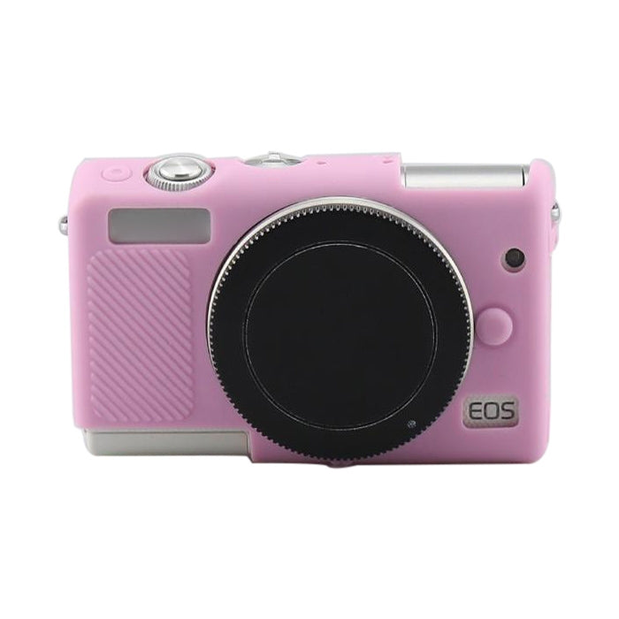 Soft Silicone Protective Case for Canon M100 (Pink) by buy2fix