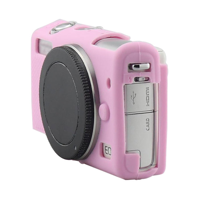 Soft Silicone Protective Case for Canon M100 (Pink) by buy2fix