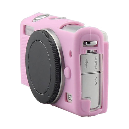 Soft Silicone Protective Case for Canon M100 (Pink) by buy2fix