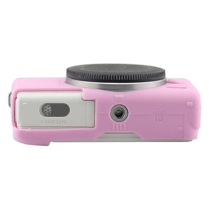 Soft Silicone Protective Case for Canon M100 (Pink) by buy2fix