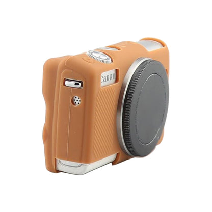 Soft Silicone Protective Case for Canon M100 (Brown) by buy2fix