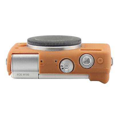 Soft Silicone Protective Case for Canon M100 (Brown) by buy2fix