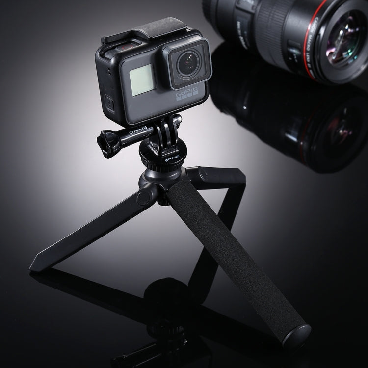 2 in 1 Handheld Tripod Self-portrait Monopod Selfie Stick for Smartphones, Digital Cameras, GoPro Sports Cameras - Hand Held Monopod by buy2fix | Online Shopping UK | buy2fix