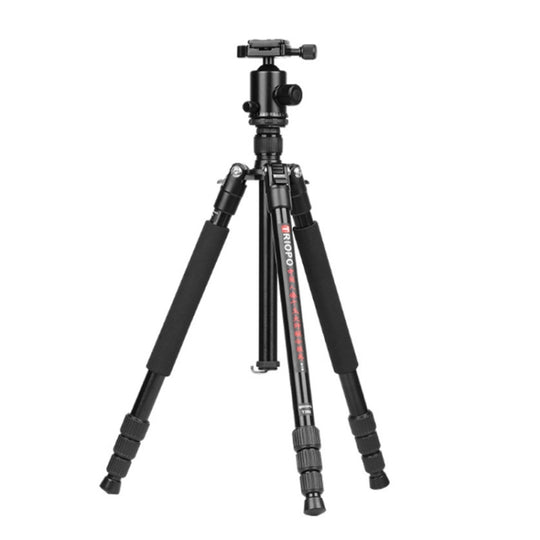 TRIOPO M2508 trépied monopode multifonction réglable en alliage d'aluminium Portable à 4 sections avec tête sphérique D-2A pour appareil photo reflex