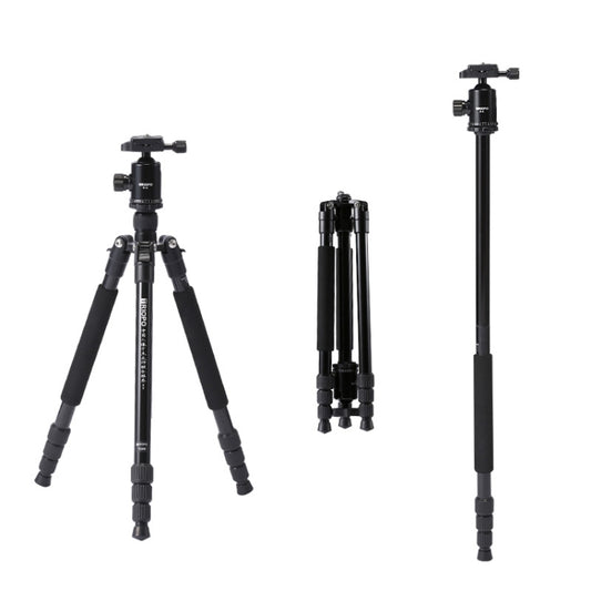TRIOPO M2508 Multifunction Adjustable 4-Section Portable Aluminum Alloy Tripod Monopod with D-2A Ball Head for SLR Camera - Tripods by TRIOPO | Online Shopping UK | buy2fix