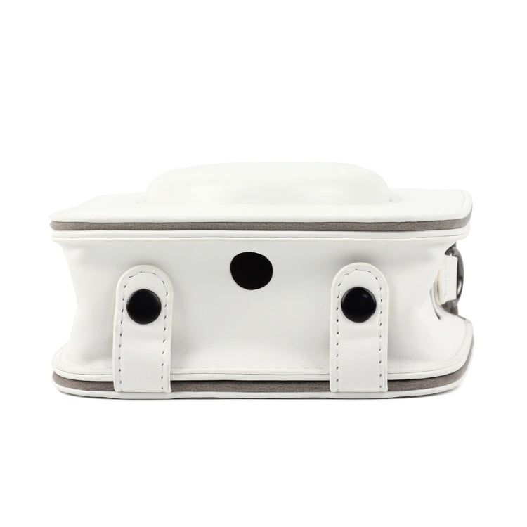 Vintage PU Leather Camera Case Protective bag for FUJIFILM Instax SQUARE SQ10 Camera, with Adjustable Shoulder Strap(White) by buy2fix