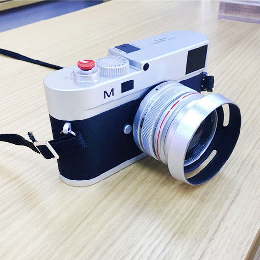 For Leica M Non-Working Fake Dummy DSLR Camera Model Photo Studio Props, Hood Lens(Silver) - Camera Model by buy2fix | Online Shopping UK | buy2fix