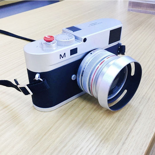 For Leica M Non-Working Fake Dummy DSLR Camera Model Photo Studio Props, Hood Lens(Silver) - Camera Model by buy2fix | Online Shopping UK | buy2fix