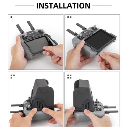 For DJI RC 2 Sunnylife ZG673 Remote Control Sunshade Hood Cover (Black) by Sunnylife