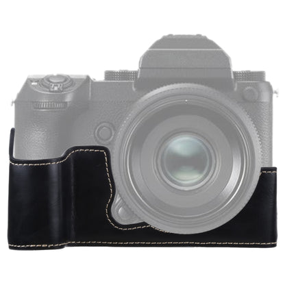 1/4 inch Thread PU Leather Camera Half Case Base for FUJIFILM GFX 50S (Black) - Half Case by buy2fix | Online Shopping UK | buy2fix