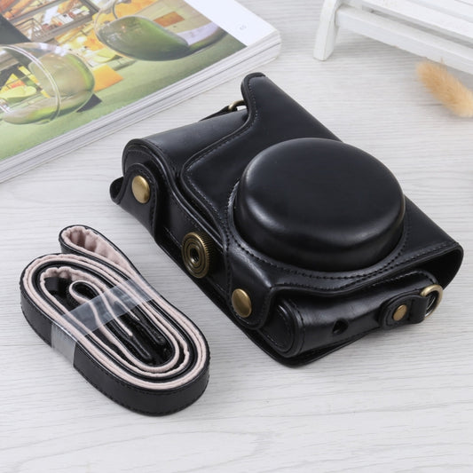 Full Body Camera PU Leather Case Bag with Strap for Samsung Galaxy Camera EK-GC100 / EK-GC110 / EK-GC200(Black) - Leather Bag by buy2fix | Online Shopping UK | buy2fix