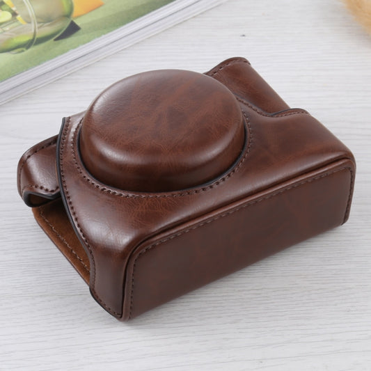 Full Body Camera PU Leather Case Bag for Sony ZV-1(Coffee) by buy2fix