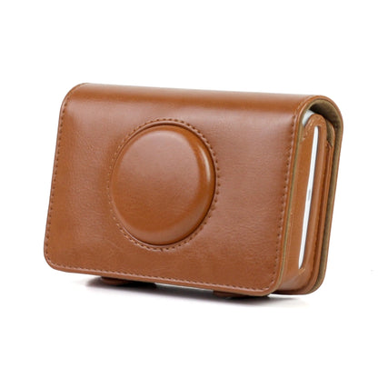 Solid Color PU Leather Case for Polaroid Snap Touch Camera (Brown) - Leather Bag by buy2fix | Online Shopping UK | buy2fix