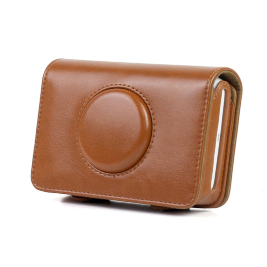 Solid Color PU Leather Case for Polaroid Snap Touch Camera (Brown) - Leather Bag by buy2fix | Online Shopping UK | buy2fix