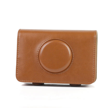Solid Color PU Leather Case for Polaroid Snap Touch Camera (Brown) - Leather Bag by buy2fix | Online Shopping UK | buy2fix