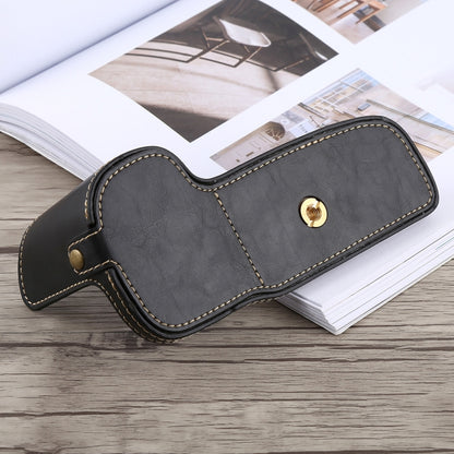 1/4 inch Thread PU Leather Camera Half Case Base for Canon EOS 5D Mark IV / 5D Mark III(Black) - Half Case by buy2fix | Online Shopping UK | buy2fix