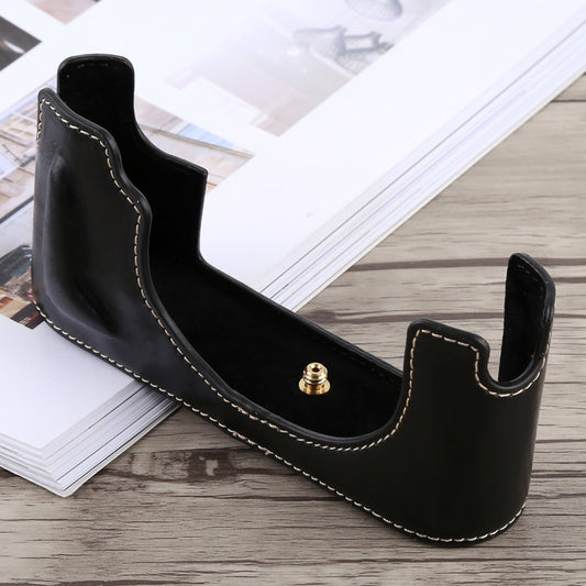 1/4 inch Thread PU Leather Camera Half Case Base for Leica M10 (Black) - Half Case by buy2fix | Online Shopping UK | buy2fix