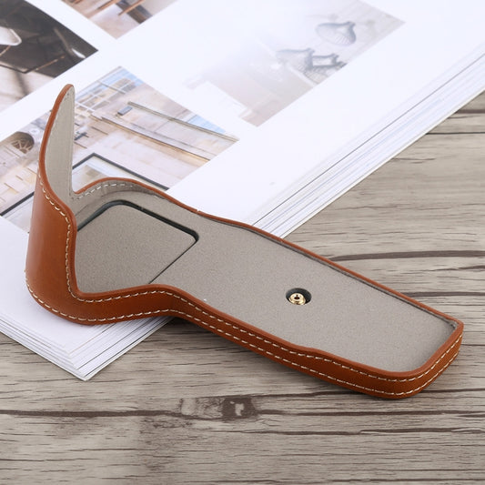 1/4 inch Thread PU Leather Camera Half Case Base for Canon EOS 6D /  6D Mark II (Brown) - Half Case by buy2fix | Online Shopping UK | buy2fix