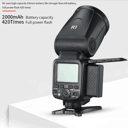 TRIOPO R1 76WS High-Speed 1/8000s TTL Flash Speedlite for Canon / Nikon DSLR Cameras - Shoe Mount Flashes by TRIOPO | Online Shopping UK | buy2fix