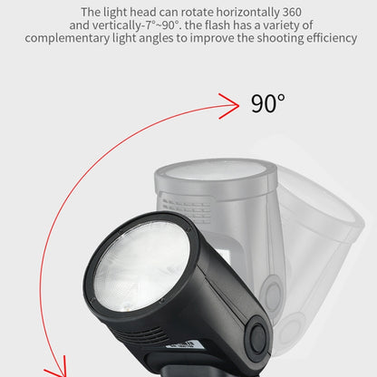 TRIOPO R1 76WS High-Speed 1/8000s TTL Flash Speedlite for Canon / Nikon DSLR Cameras - Shoe Mount Flashes by TRIOPO | Online Shopping UK | buy2fix