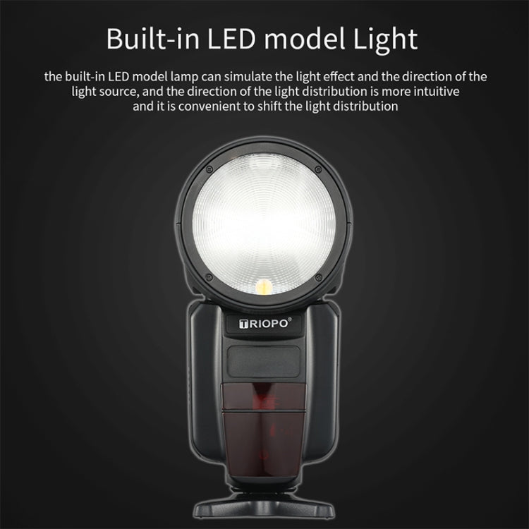 TRIOPO R1 76WS High-Speed 1/8000s TTL Flash Speedlite for Canon / Nikon DSLR Cameras - Shoe Mount Flashes by TRIOPO | Online Shopping UK | buy2fix
