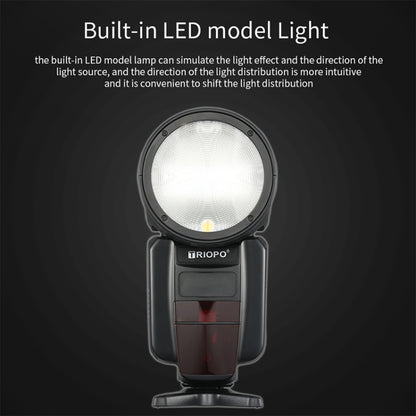 TRIOPO R1 76WS High-Speed 1/8000s TTL Flash Speedlite for Canon / Nikon DSLR Cameras - Shoe Mount Flashes by TRIOPO | Online Shopping UK | buy2fix
