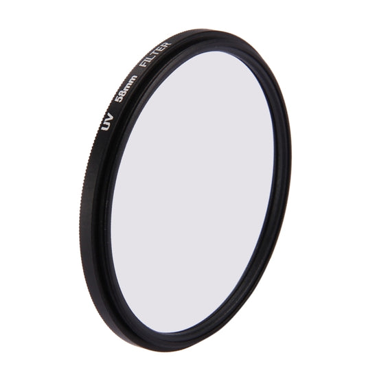 58mm 3 in 1 Round Circle UV Lens Filter with Cap for GoPro HERO7 Black/6 /5 - Lens Filter by JSR | Online Shopping UK | buy2fix