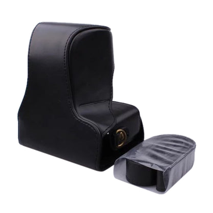 Full Body Camera PU Leather Case Bag with Strap for Canon EOS M200 (15-55mm Lens) (Brown) by buy2fix