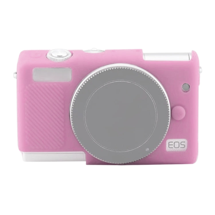 Soft Silicone Protective Case for Canon EOS M200 (Pink) by buy2fix