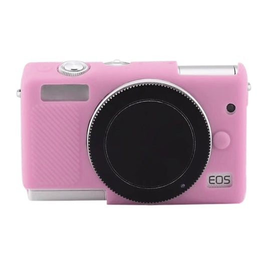 Soft Silicone Protective Case for Canon EOS M200 (Pink) by buy2fix