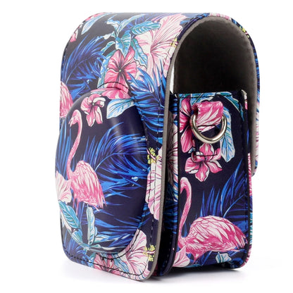 Flamingo Pattern PU Leather Protective Camera Case Bag For FUJIFILM Instax Mini90 Camera - Leather Bag by buy2fix | Online Shopping UK | buy2fix
